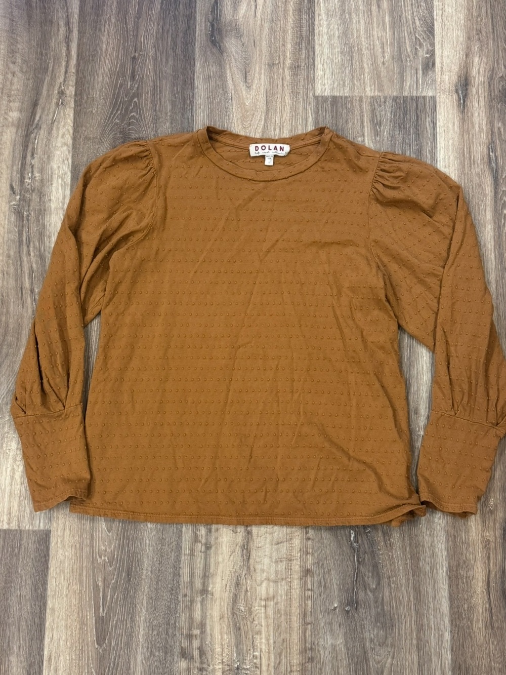 Anthropologie Dolan Textured Puff Long Sleeve Top Women’s Large